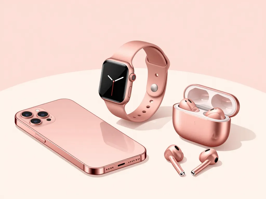rose gold avis smartphone montre accessoires