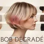 Coiffure bob dégradé femme profil styles