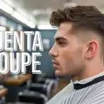 taper cuenta coupe profil dégradé nuque V