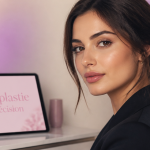 chirurgie nez femme élégante