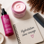 comment hydrater ses cheveux sans rinçage, produits et accessoires