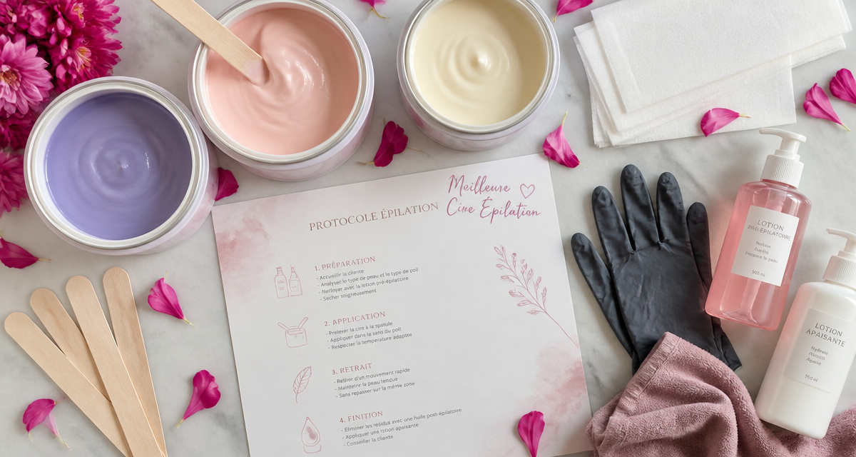 meilleure cire épilation professionnelle pots et accessoires