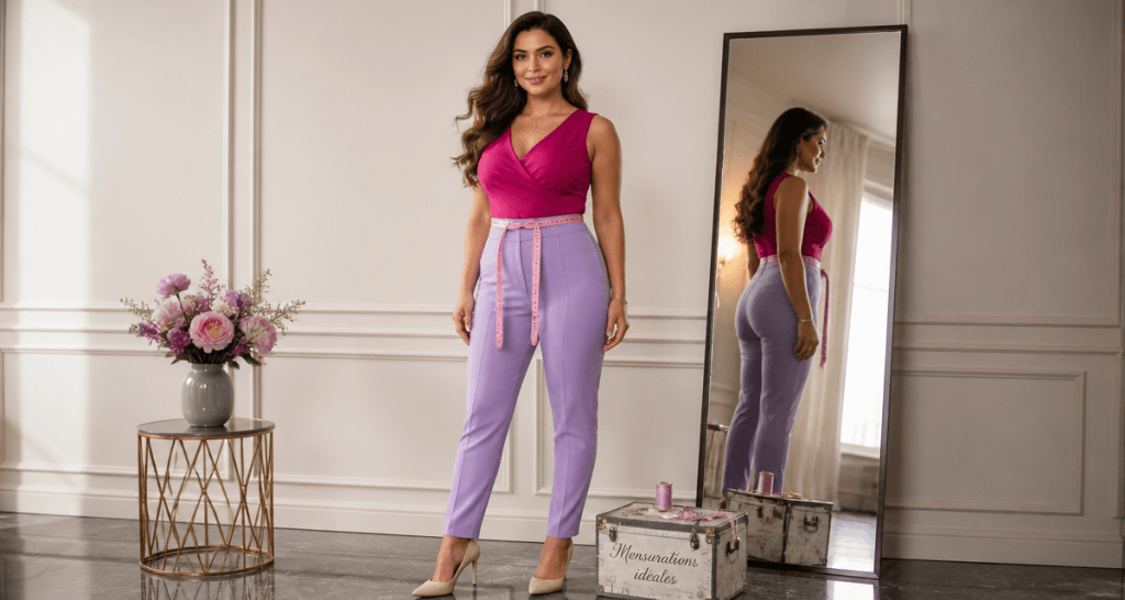 mensurations ideales femme 1m60 debout studio