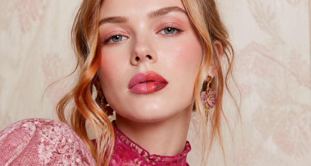 quelle couleur de rouge à lèvres pour peau claire jeune femme plan rapproché