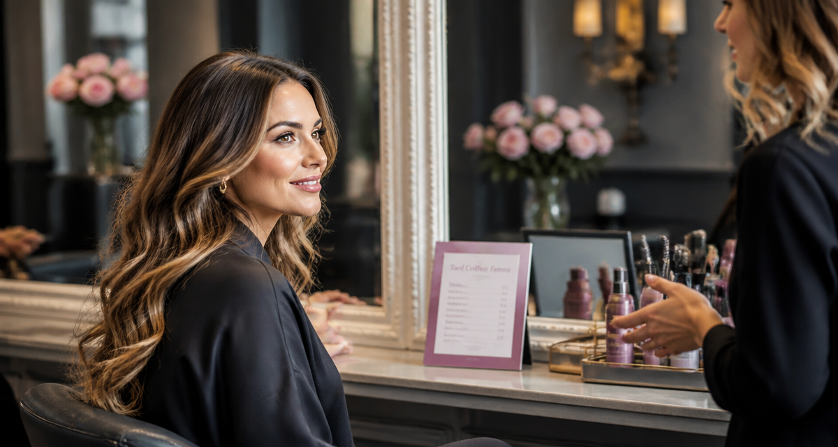 Tarif coiffeur femme dans un salon parisien