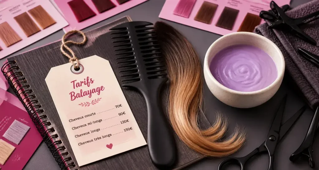 Balayage prix : tarif 70 à 250 € pour un balayage salon