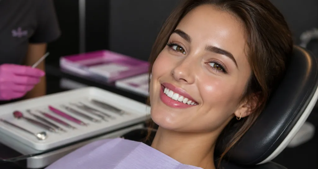 Combien coute des facettes dentaires femme sourire