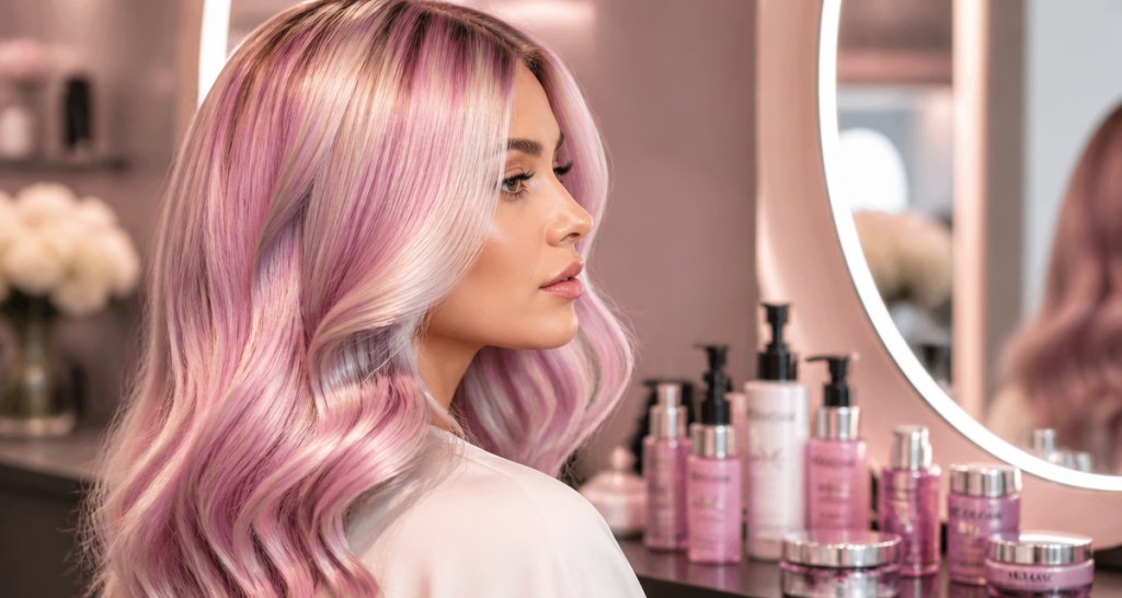 combien de temps dure un gloss cheveux femme salon