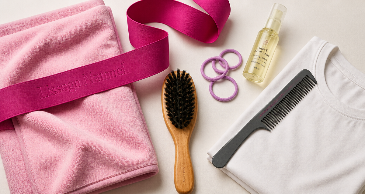 comment lisser ses cheveux sans lisseur avec accessoires naturels