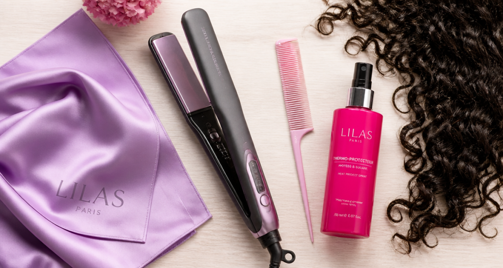 lisseur cheveux afro peigne spray foulard satin