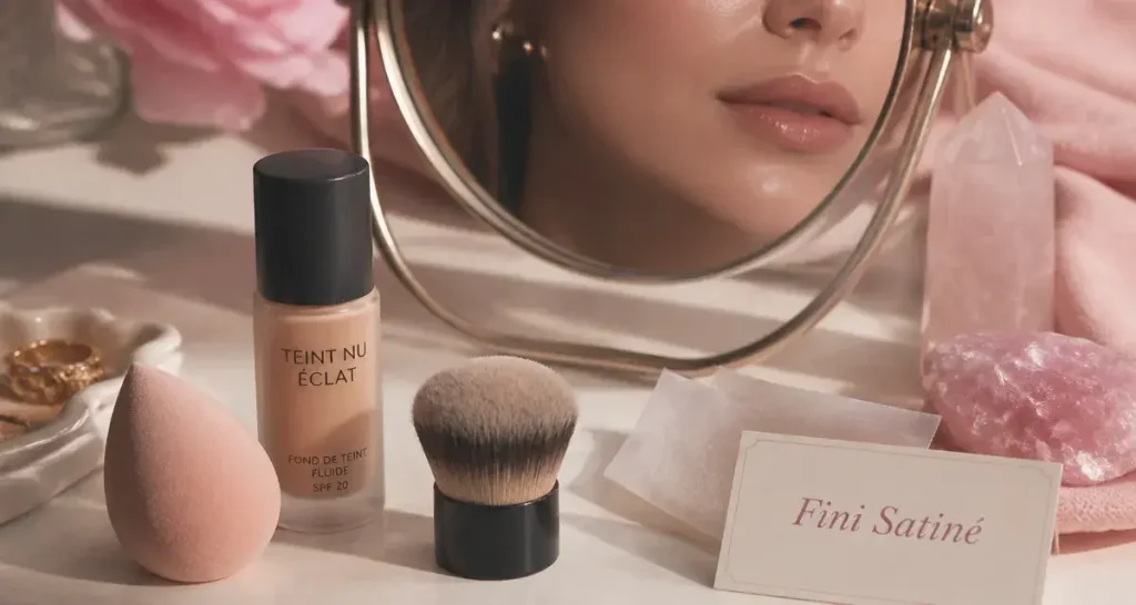 Peau mixte quel fond de teint : fini mat sans zones sèches