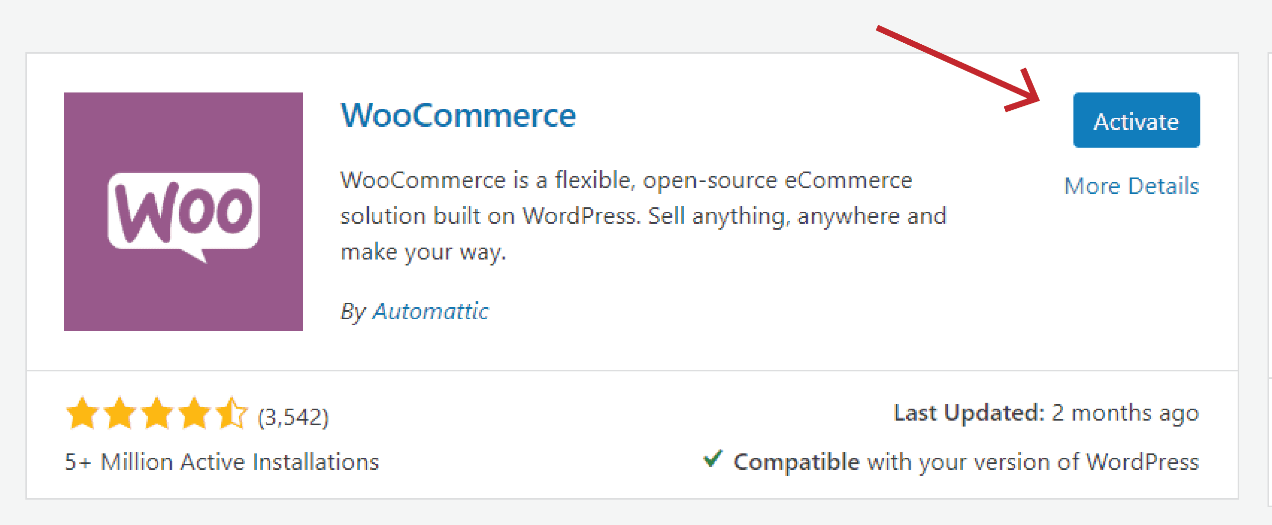 woocommerce install