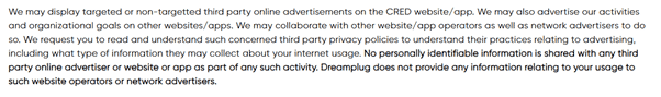 CRED advertising model
