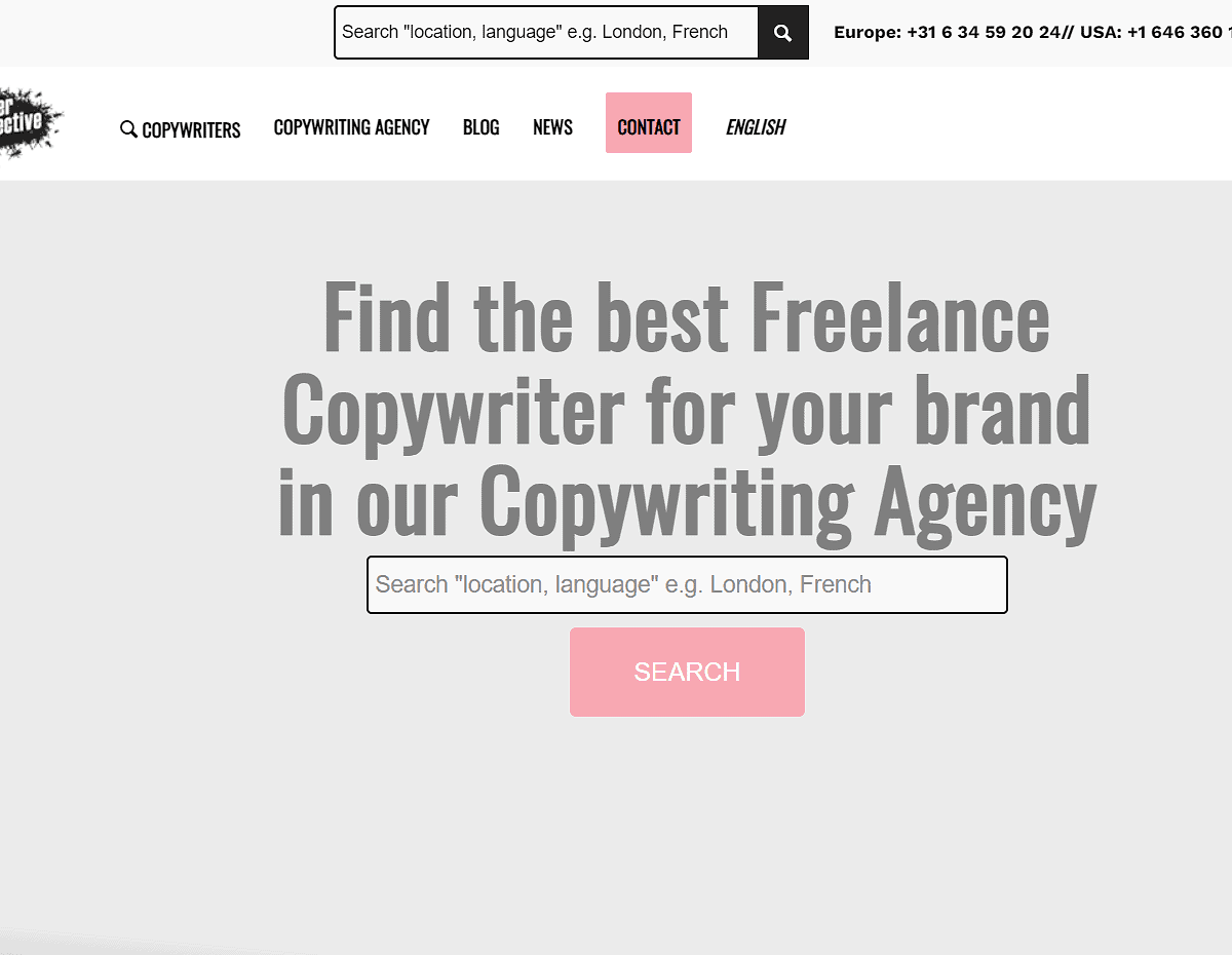 Copywriter Collective language-specific copywriters platform
