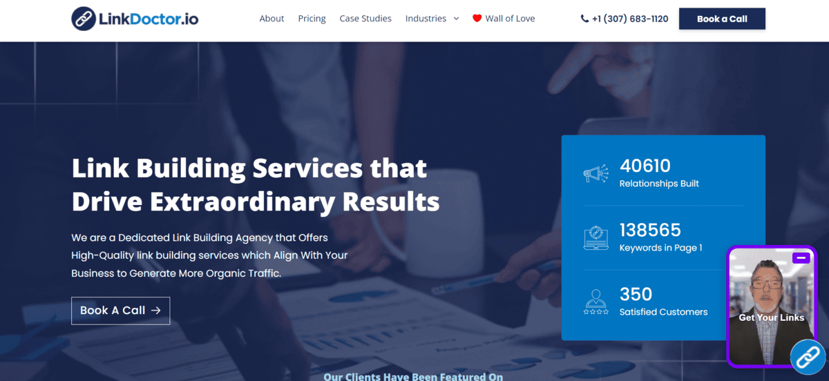 LinkDoctor.io industry-specific link building service