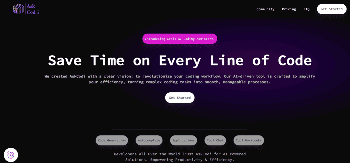 AskCodi AI coding tool for students