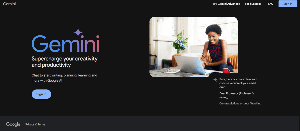 Google Gemini AI research tool for students