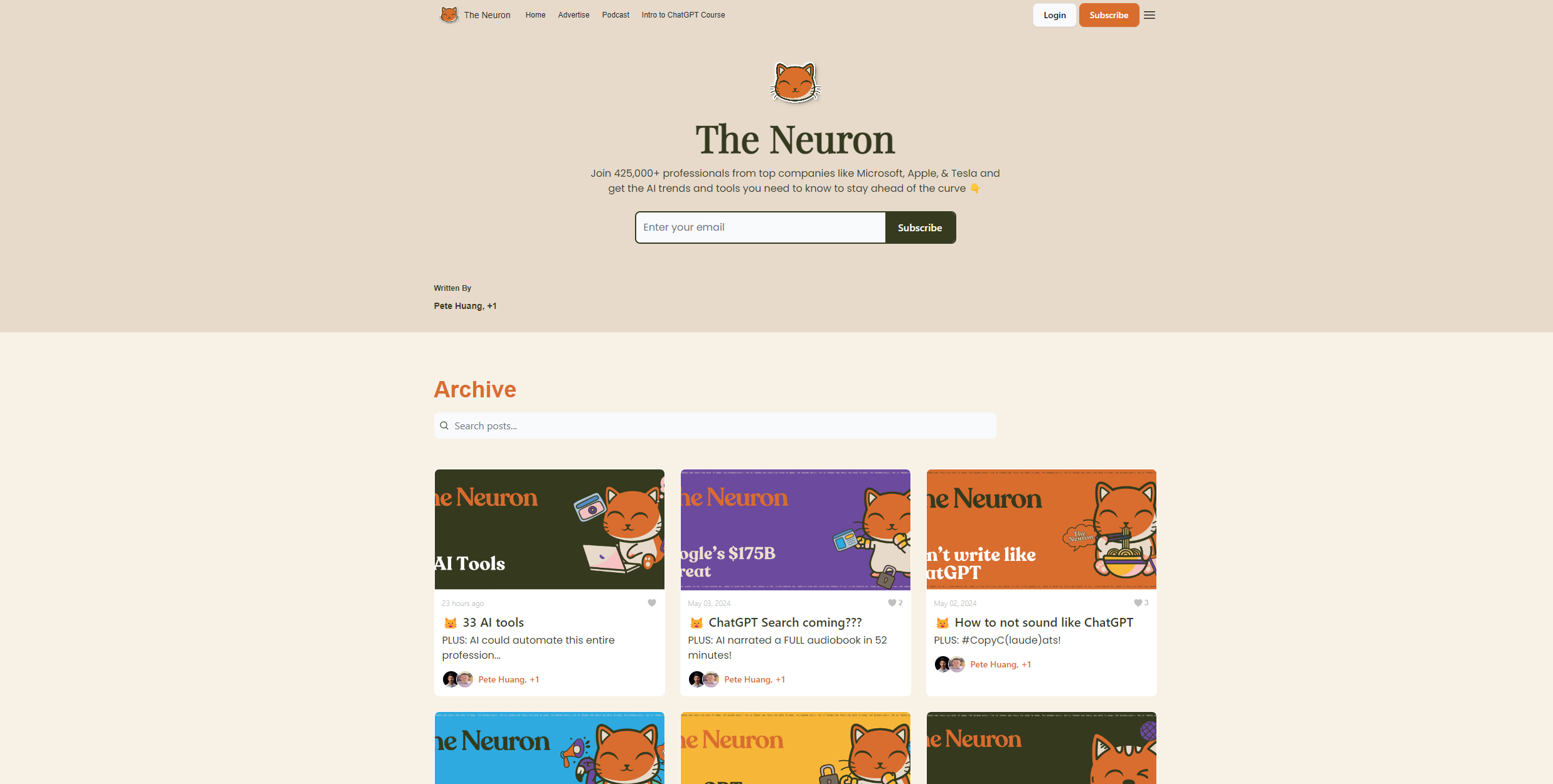 The Neuron quick-read AI newsletter