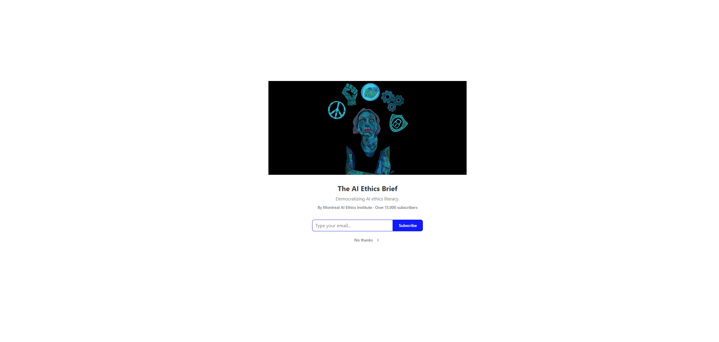 AI Ethics Brief newsletter on AI regulations