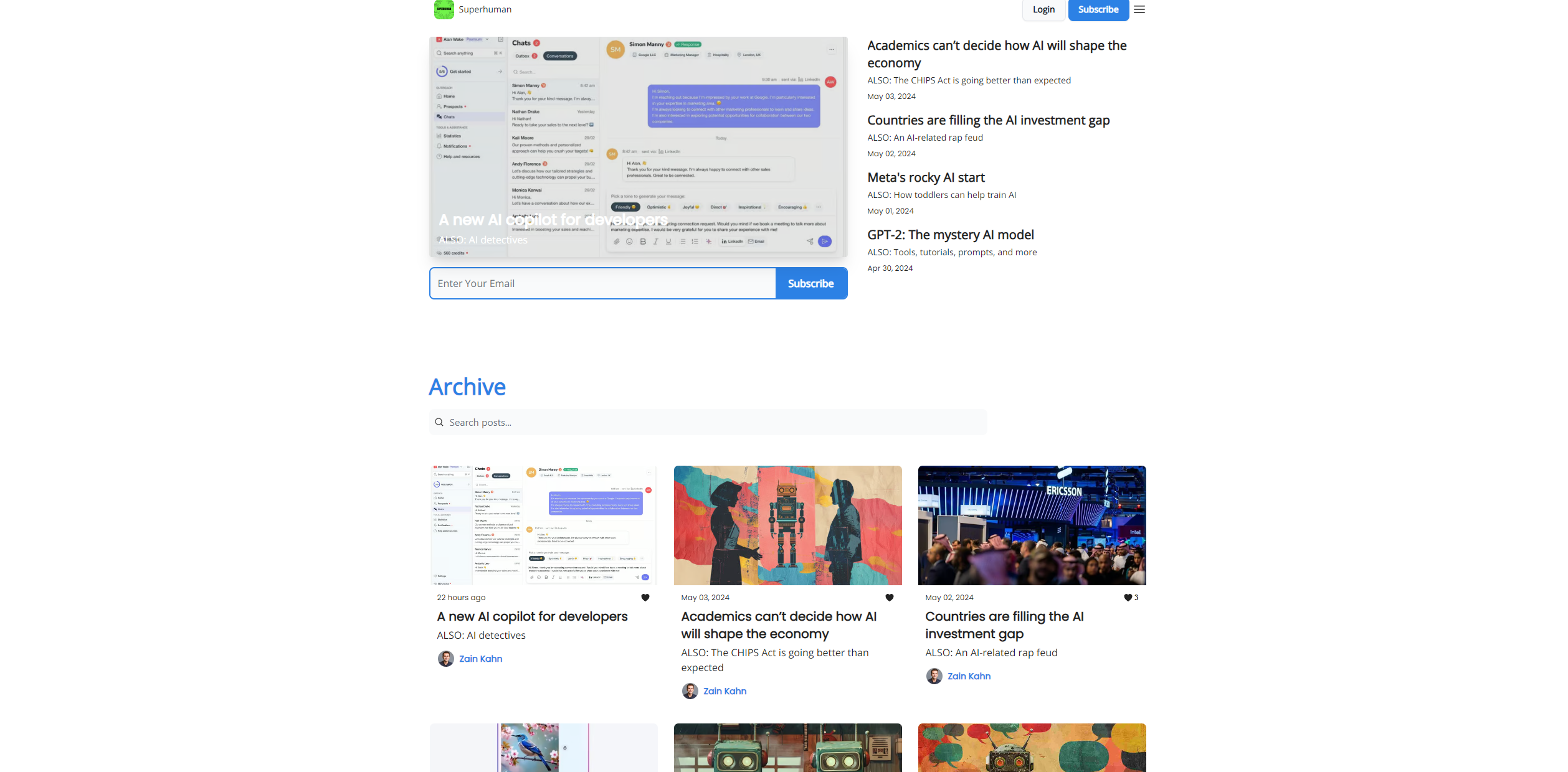 Superhuman AI newsletter easy to understand