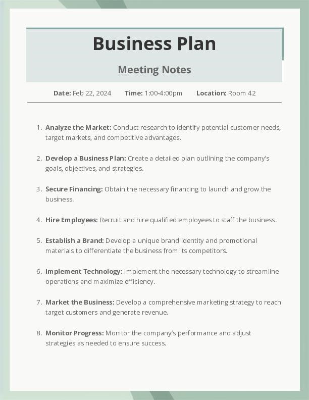 Business Plan