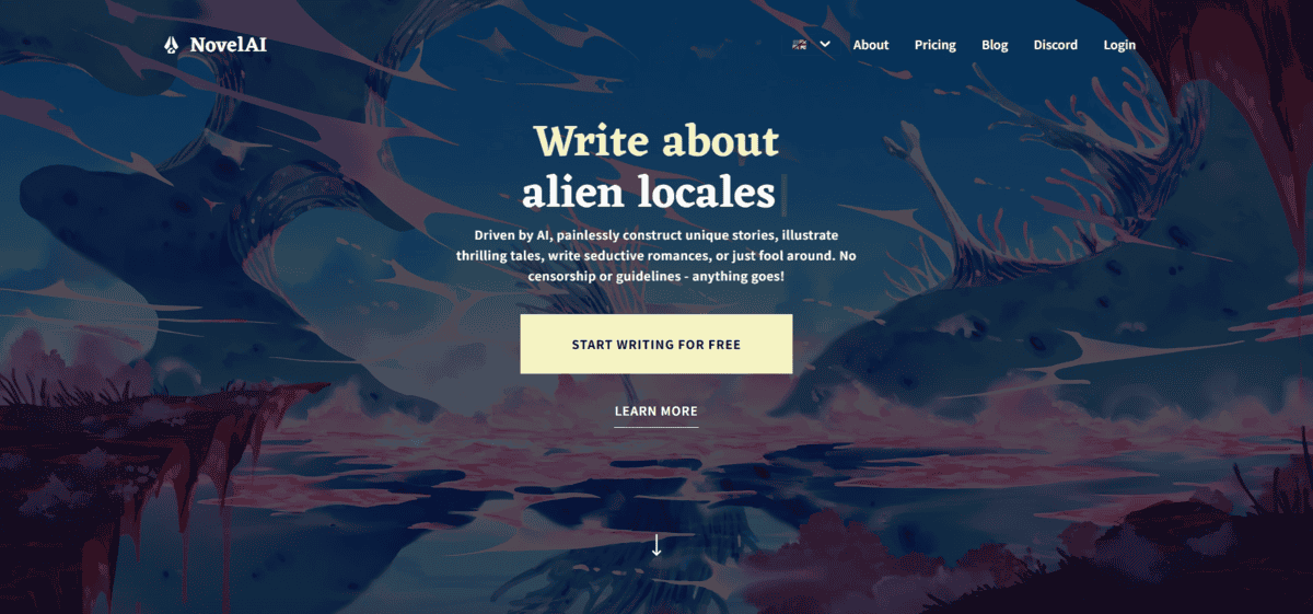 NovelAI AI Story Generator