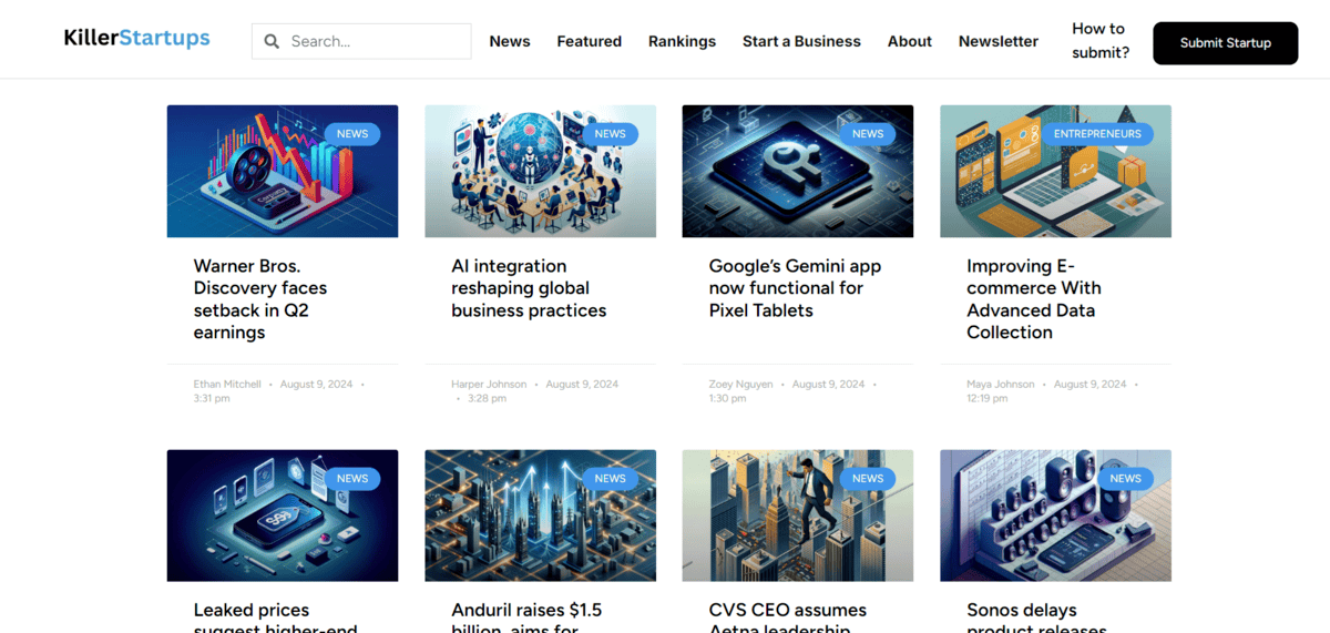Killer Startups startup promotion directory
