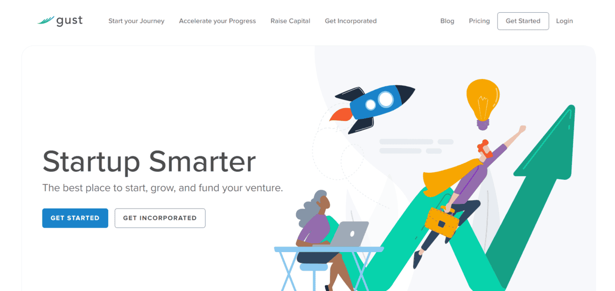 Gust startup fundraising and investor matching