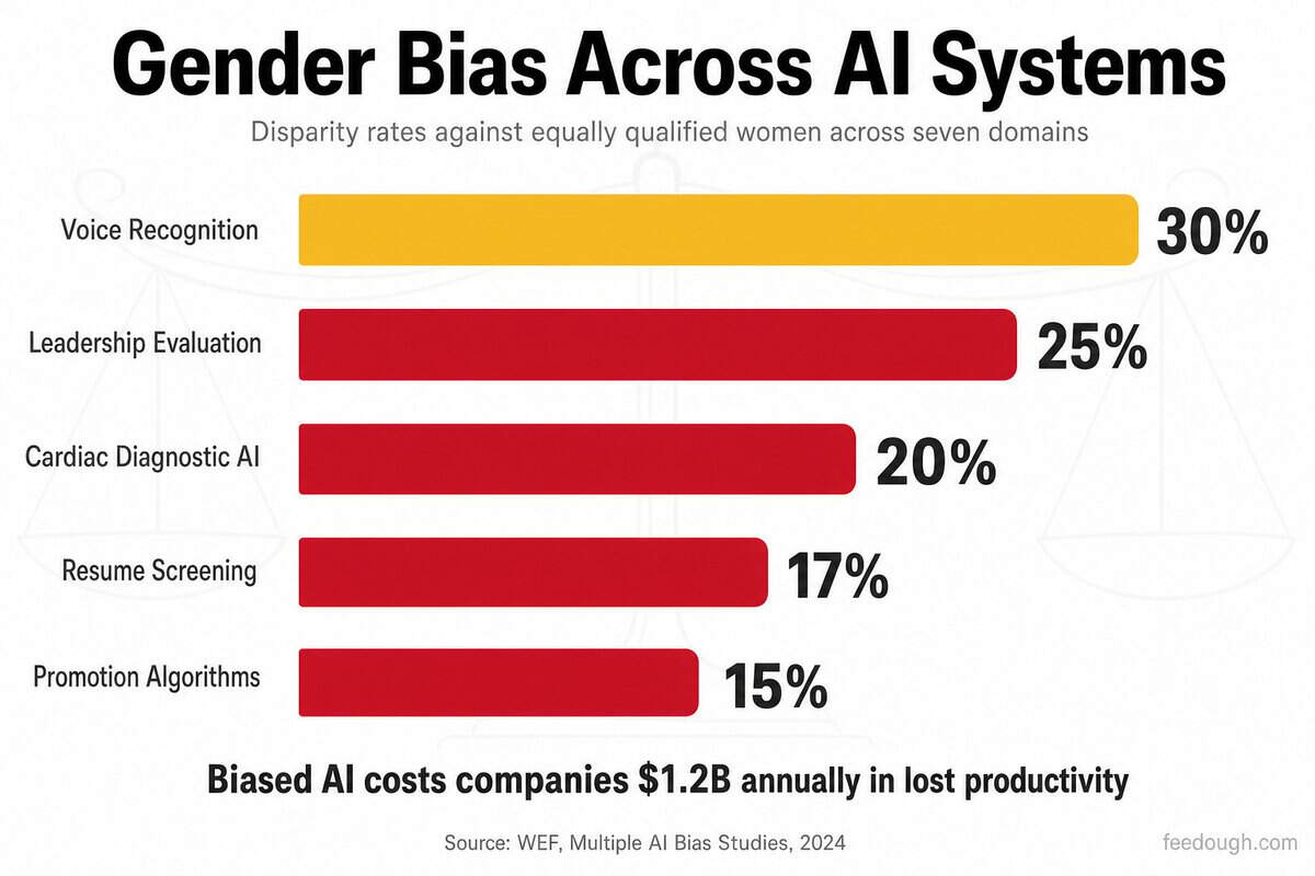Gender Bias in AI Statistics