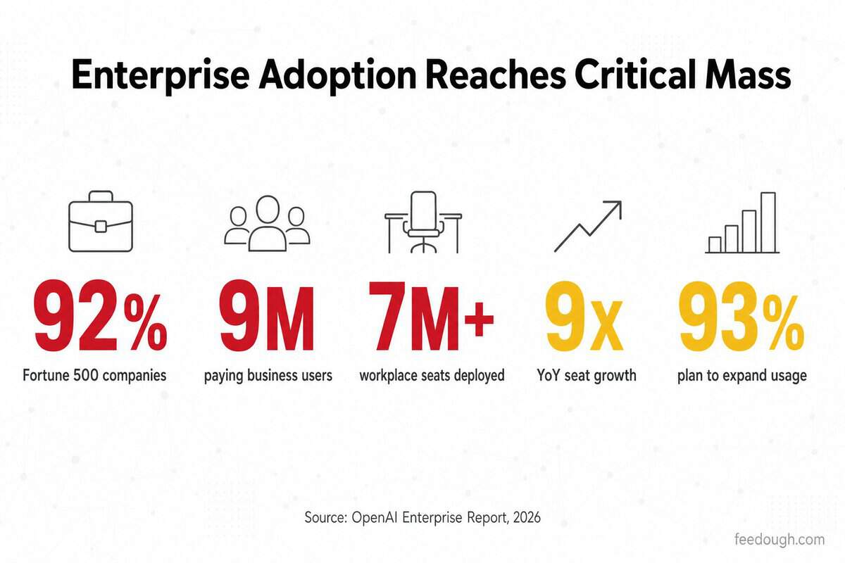 ChatGPT Business and Enterprise Adoption Statistics