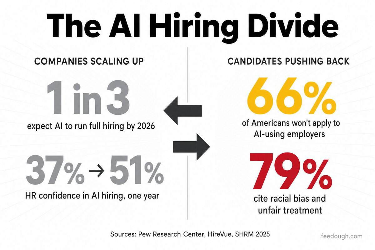 AI Bias in Hiring & Recruitment Statistics