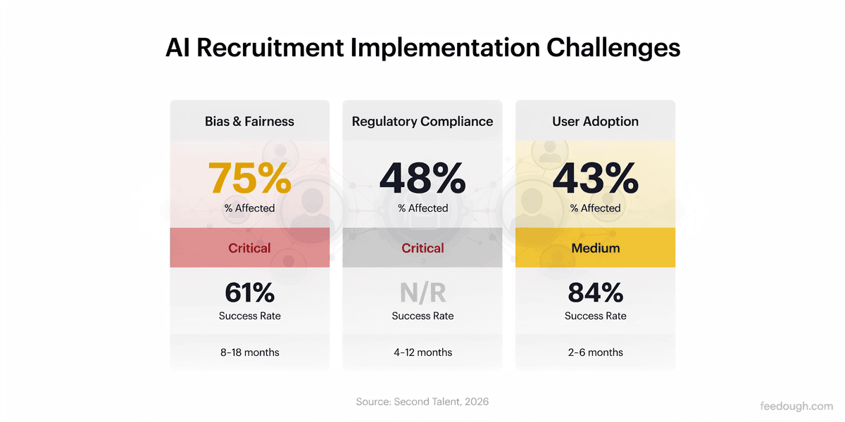 Challenges in AI Recruitment Implementation