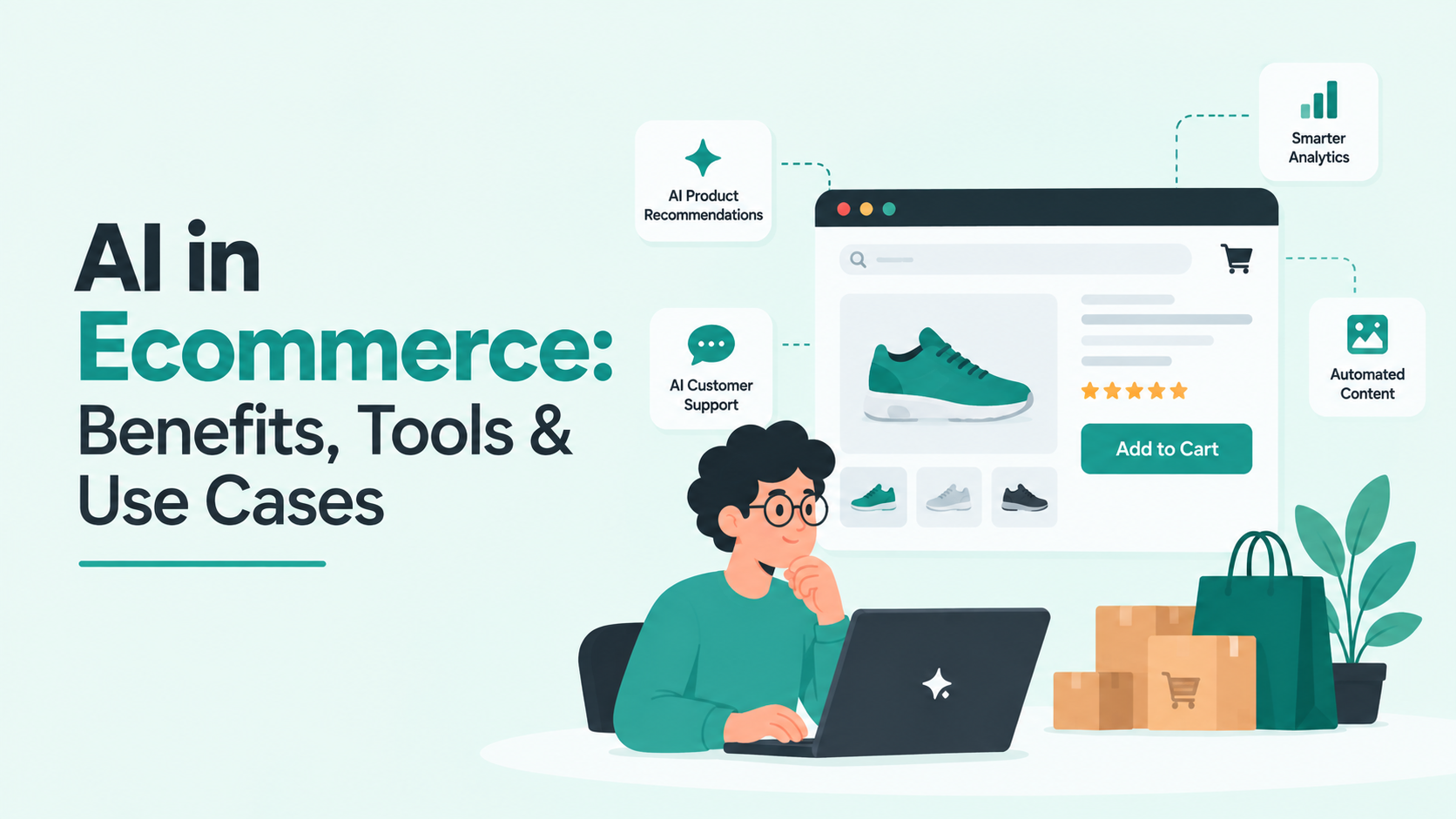 AI in Ecommerce: Benefits, Tools & Use Cases