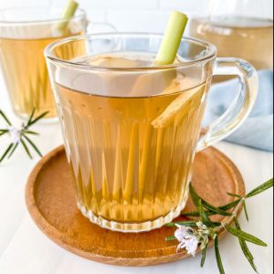 Ginger and lemon grass tea