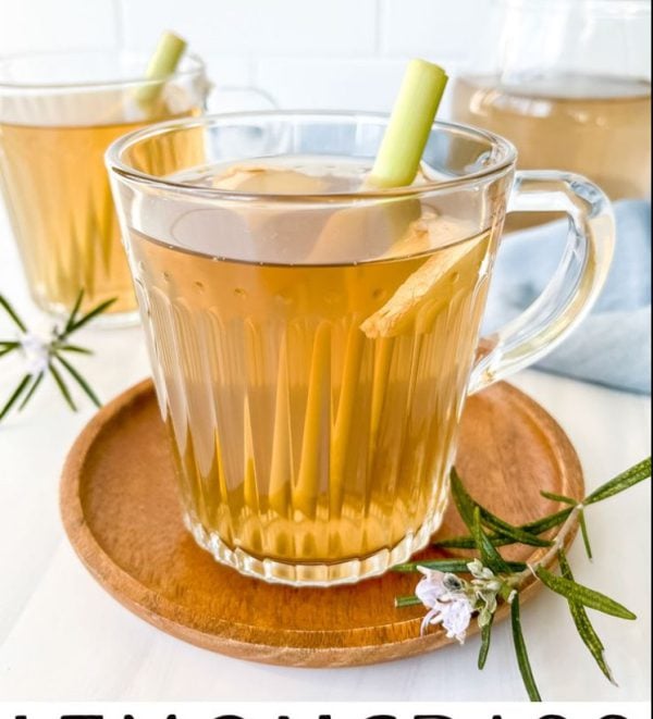 Ginger and lemon grass tea