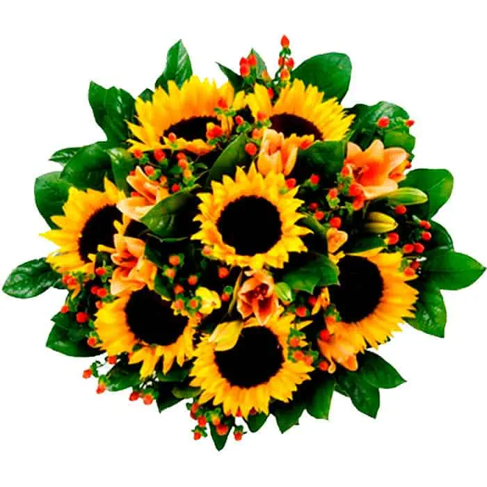 Ramo-Con-Girasoles_Flores Cali es Cali