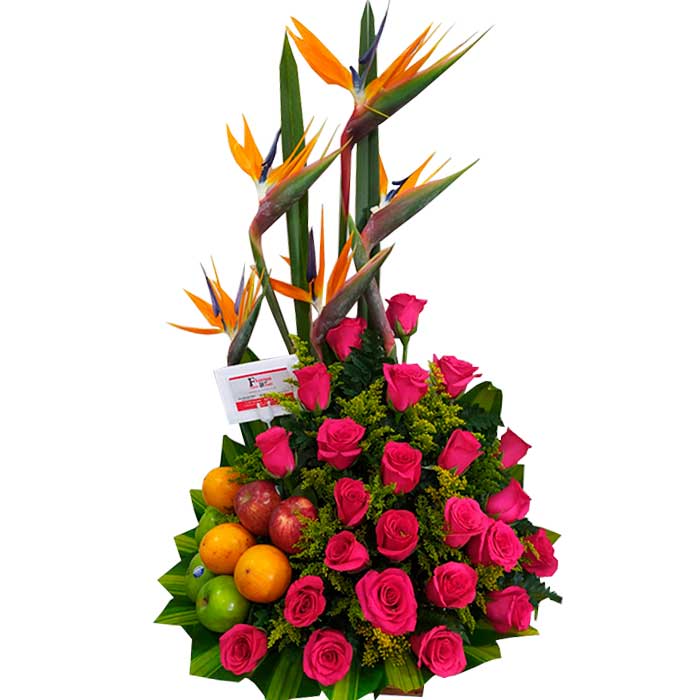 Ramo-de-Flores-Cali-con-Fruta-Floristerias-en-Cali