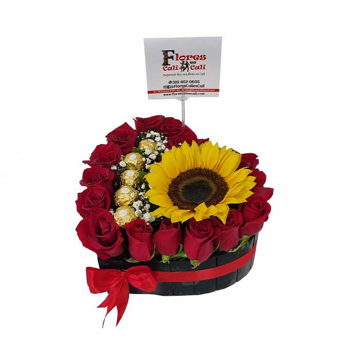 flores para san valentín en Cali