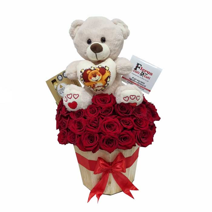 rosas-rojas-con-peluche-floristeria-en-cali