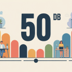 illustration bruit 50db vie quotidienne