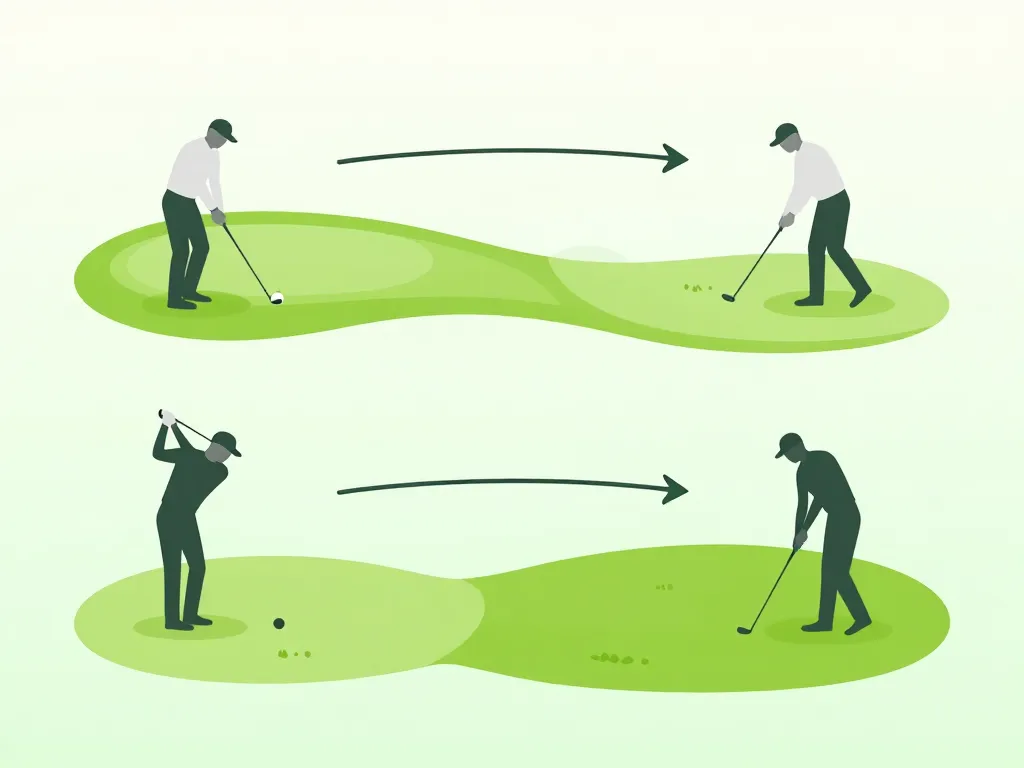 Schéma greensome fonctionnement golf