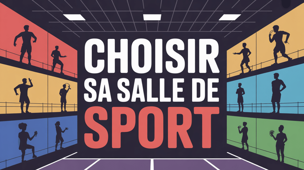 quelle salle de sport choisir illustration vectorielle moderne motivante
