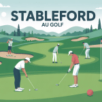 illustration stableford golf parcours et calcul des points