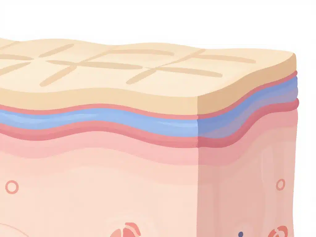 Schéma tatouage qui s'efface pendant cicatrisation processus couche peau