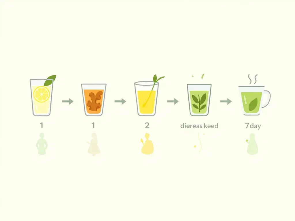 programme 7 jours boisson pour perdre 5 kilos en 1 semaine