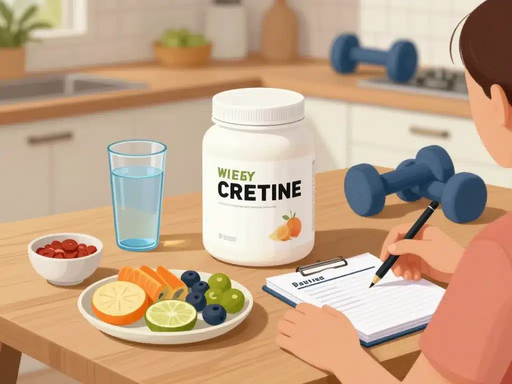 creatine perte de poids routine quotidienne supplementation