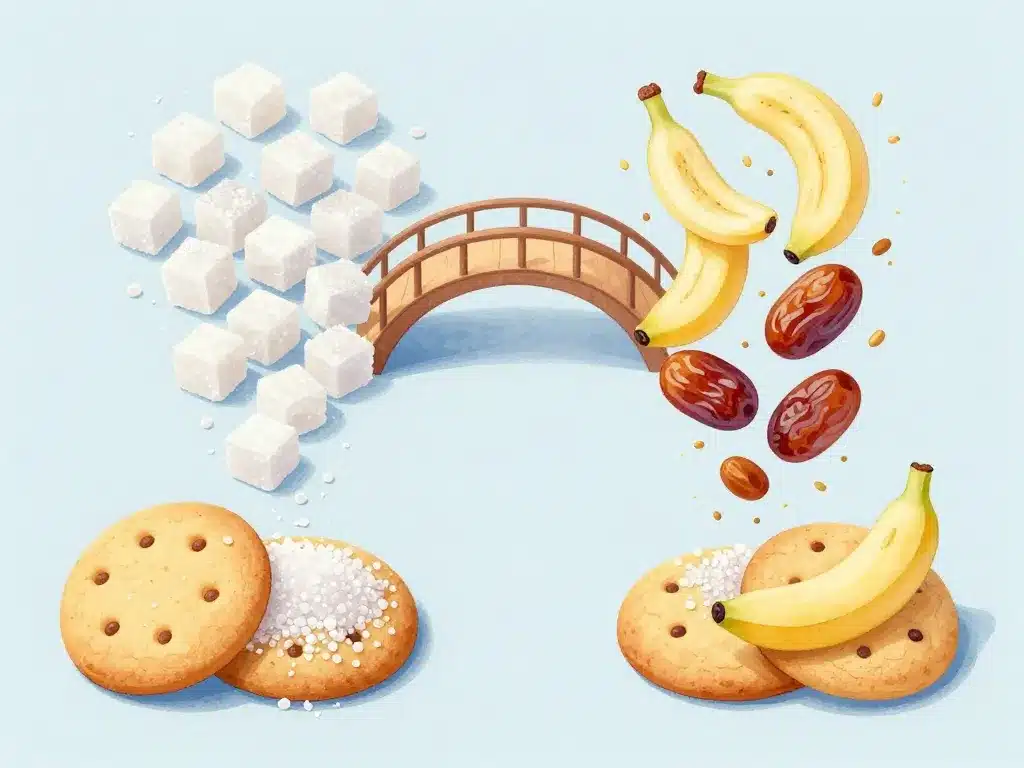 transformation recette biscuit sans sucre sain