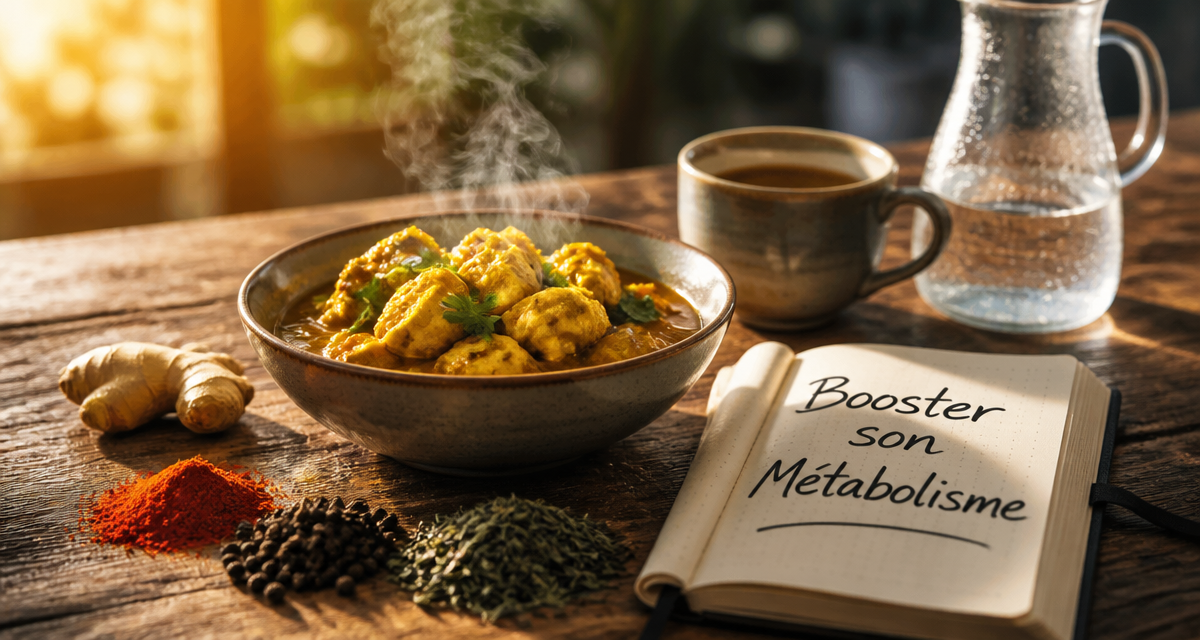 aliments qui boostent le métabolisme sur table petit déjeuner