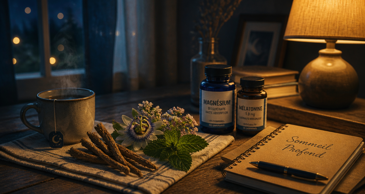 complements alimentaires pour dormir sur table nocturne