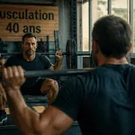 musculation homme 40 ans squat effort